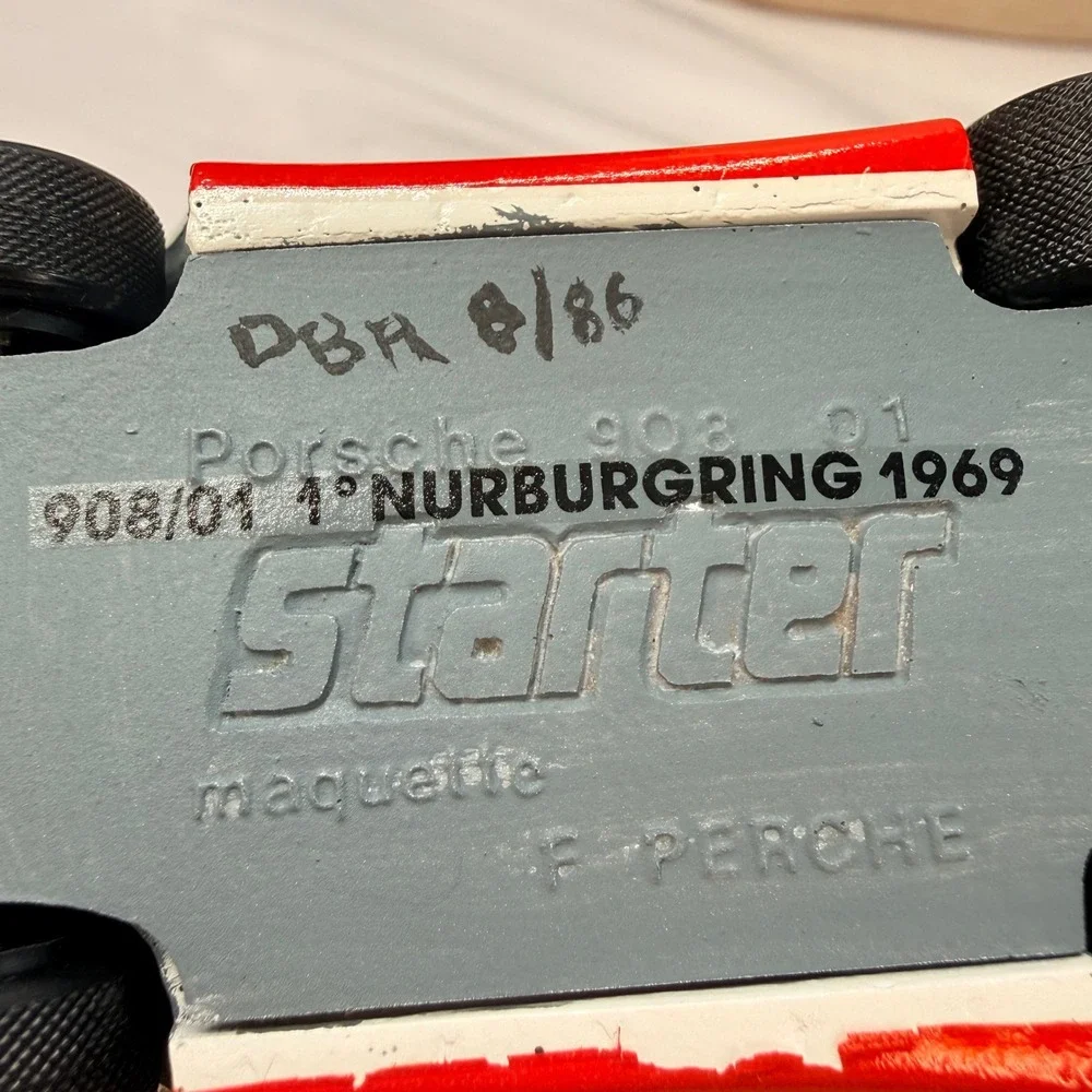 Porsche 908/01 Nurburgring 1969 Starter 1:43 Resin Model Robb Brown Built